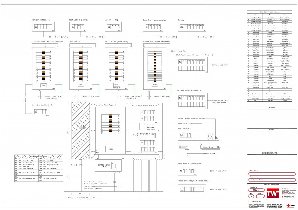Csd Sample Drawing CAD Design | T&W Electrical